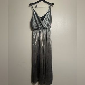 Silver metallic jumpsuit